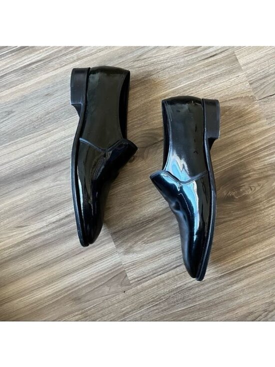 John Lobb Edward Patent Leather Shoes Black Tie main image 9
